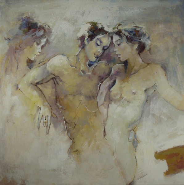 Nude with three Individuals