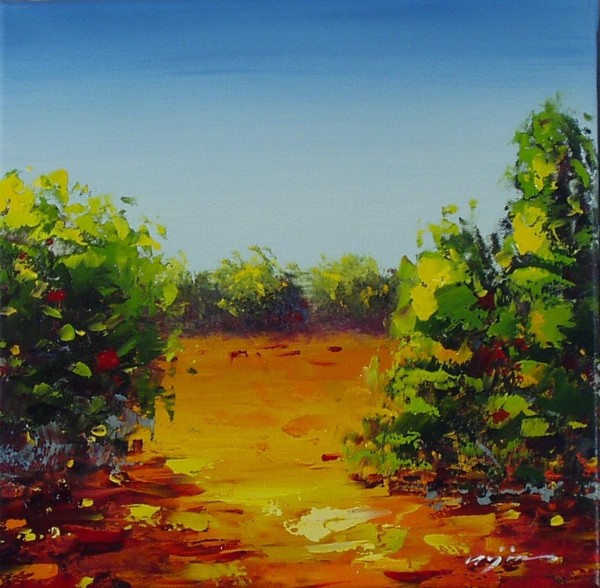 abstrahierte Landschaft