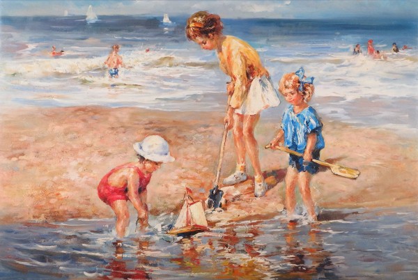 Children at the Beach