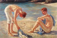 Zwei Knaben am Strand Zwei Knaben am Strand