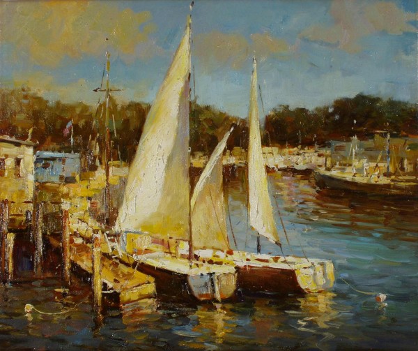 Sailing boats in the Harbour