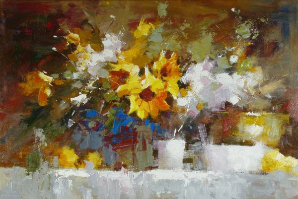 Still Life with Sunflowers