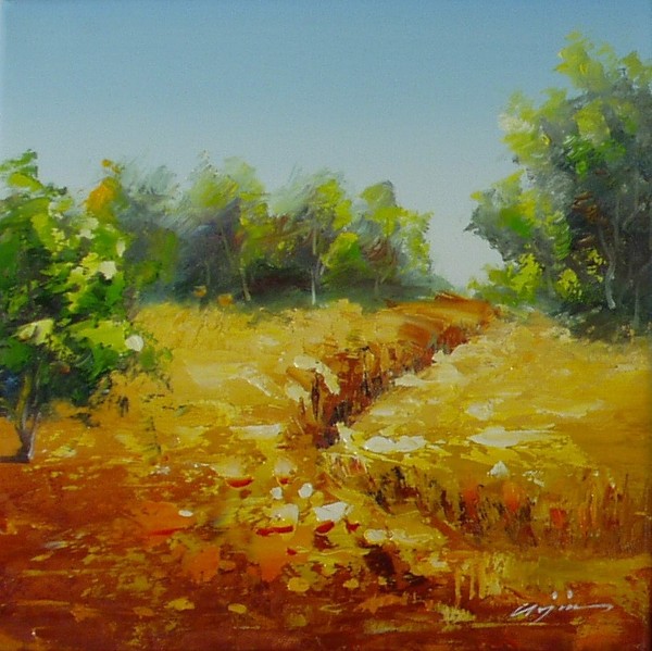 abstrahierte Landschaft