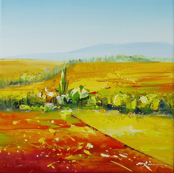 abstrahierte Landschaft