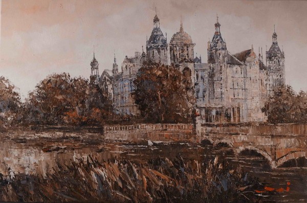 Schweriner Schloss (Sepia)