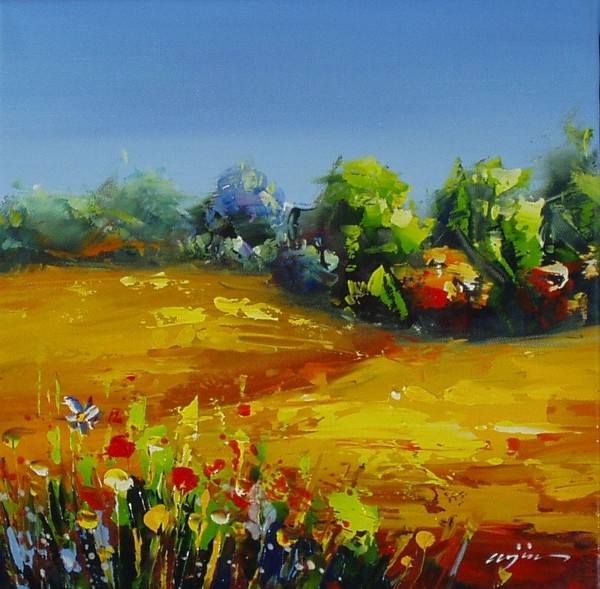 abstrahierte Landschaft