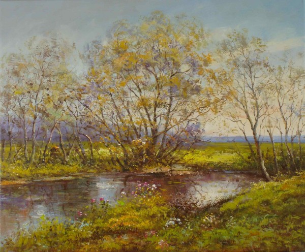 Landscape with Stream